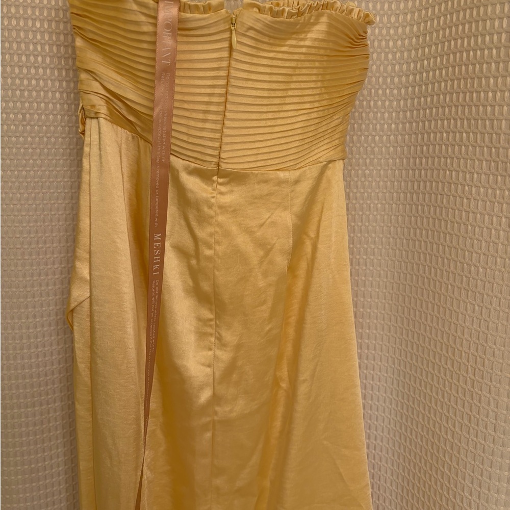 Meshki Strapless Yellow Dress - Picture 5 of 9
